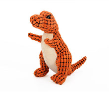 Plush Dinosaur Skinny Squeaky Dog Toy