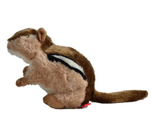 Plush Squirrel Skinny Squeaky Dog Toy