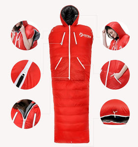 JUNGLEBOA Outdoor Ultralight Down Sleeping Bag