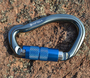 PZ6A Ultra Strength D Shape Locking Carabiner Climbing Hook