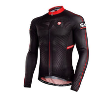 Noble Black Men Long Sleeve Cycling Jersey