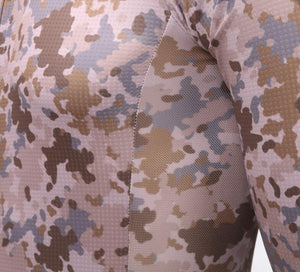 Coffee Camouflage Long Sleeve Cycling Jersey Set