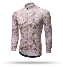 Coffee Camouflage Long Sleeve Cycling Jersey Set