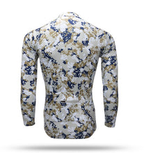 Gray Camouflage Long Sleeve Cycling Jersey Set