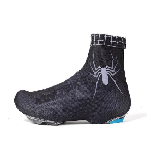 Black Spider Waterproof  Cycling Shoe Covers