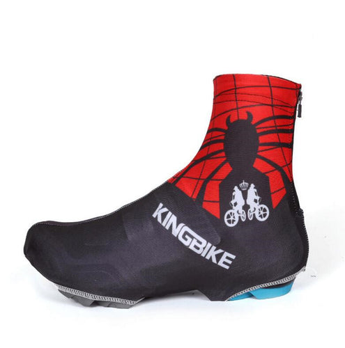 Red Spider Zippered Cycling Shoe Covers