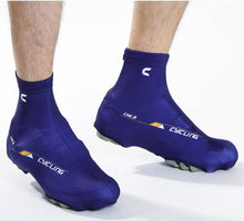 Solid Dark Blue Splash-proof Cycling Shoe Covers