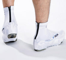 Solid White Splash-proof Cycling Shoe Covers