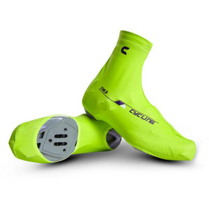 Solid Green Splash-proof Cycling Shoe Covers