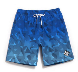 Men's Blue Triangle Beach Board Shorts