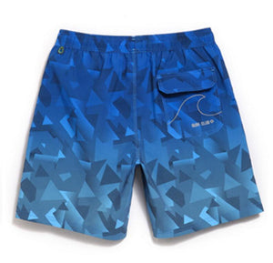 Men's Blue Triangle Beach Board Shorts