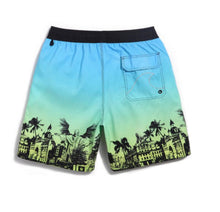 Men's Ancient Building Beach Board Shorts