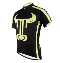 Green Bull Head Short Sleeve Jersey