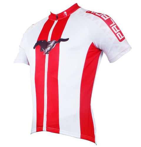 White Red Short Sleeve Jersey