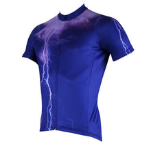 Dark Blue Lightning Short Sleeve Jersey