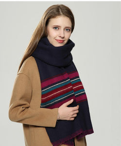 VIGROCK W01 Knit Wool Long Scarf for Women