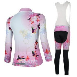 Butterfly Long Sleeve Cycling Jersey Set