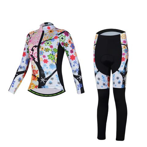 Sakura Long Sleeve Cycling Jersey Set